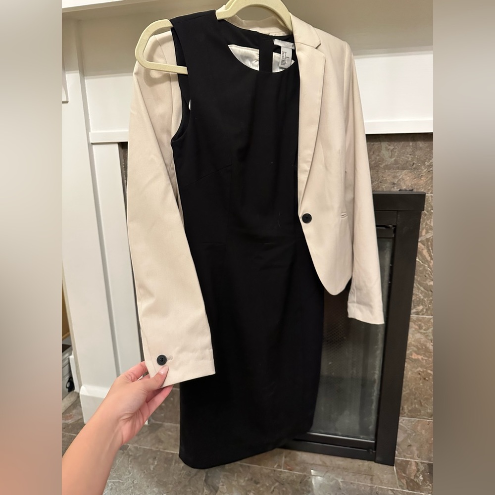 Office Set • Business Set • H&M Blazer and Dress • Size 4